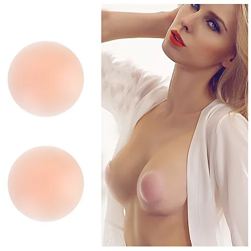 3 Pairs Pasties Women Nippleless Cover Reusable Adhesive Silicone Nipple Covers