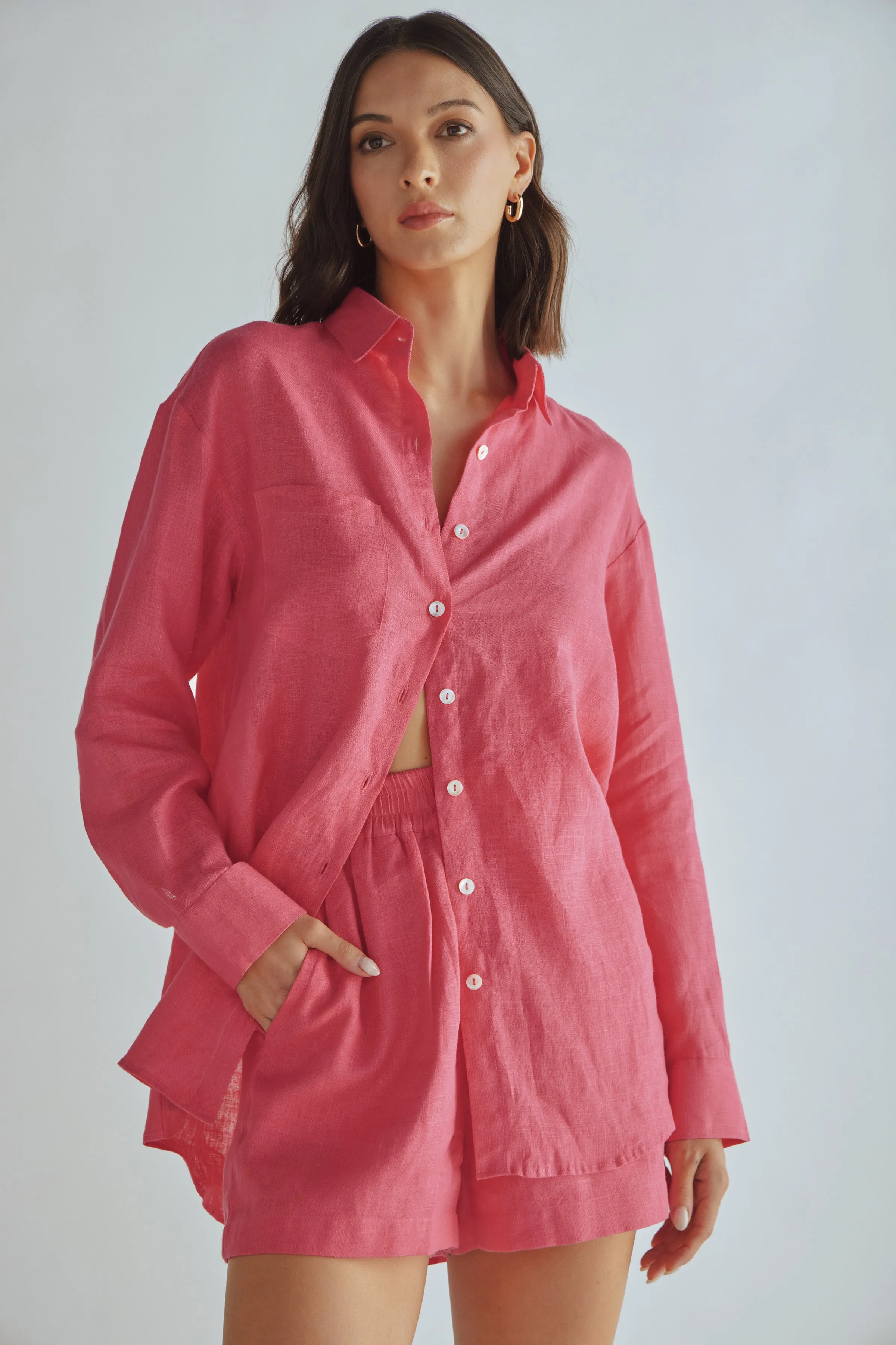 Aruba Shirt - Fuschia