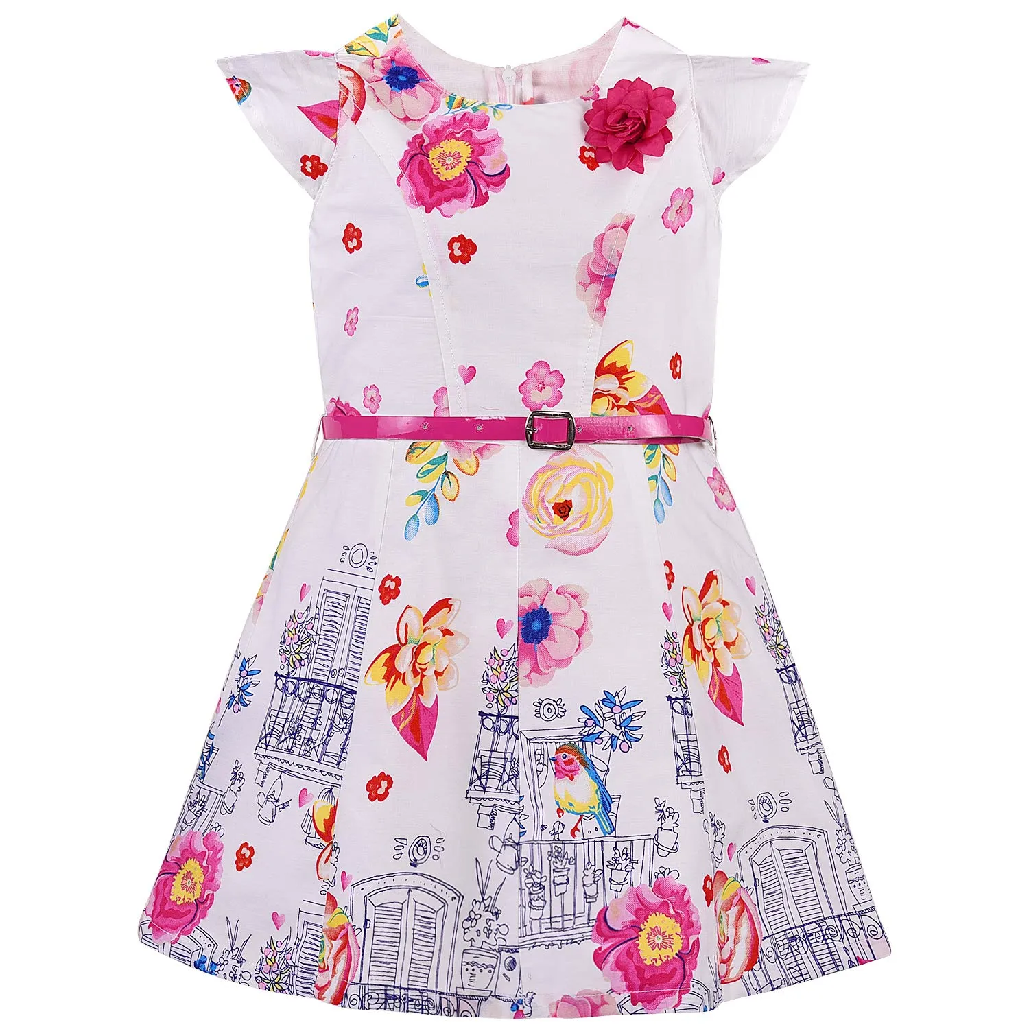 Baby Girls Dress Frock-bxa255pnk