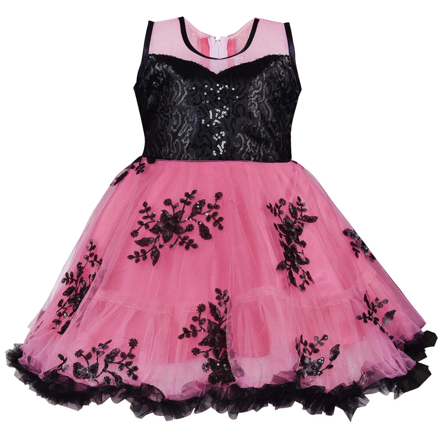 Baby Girls Frock Dress-fe2735pnk