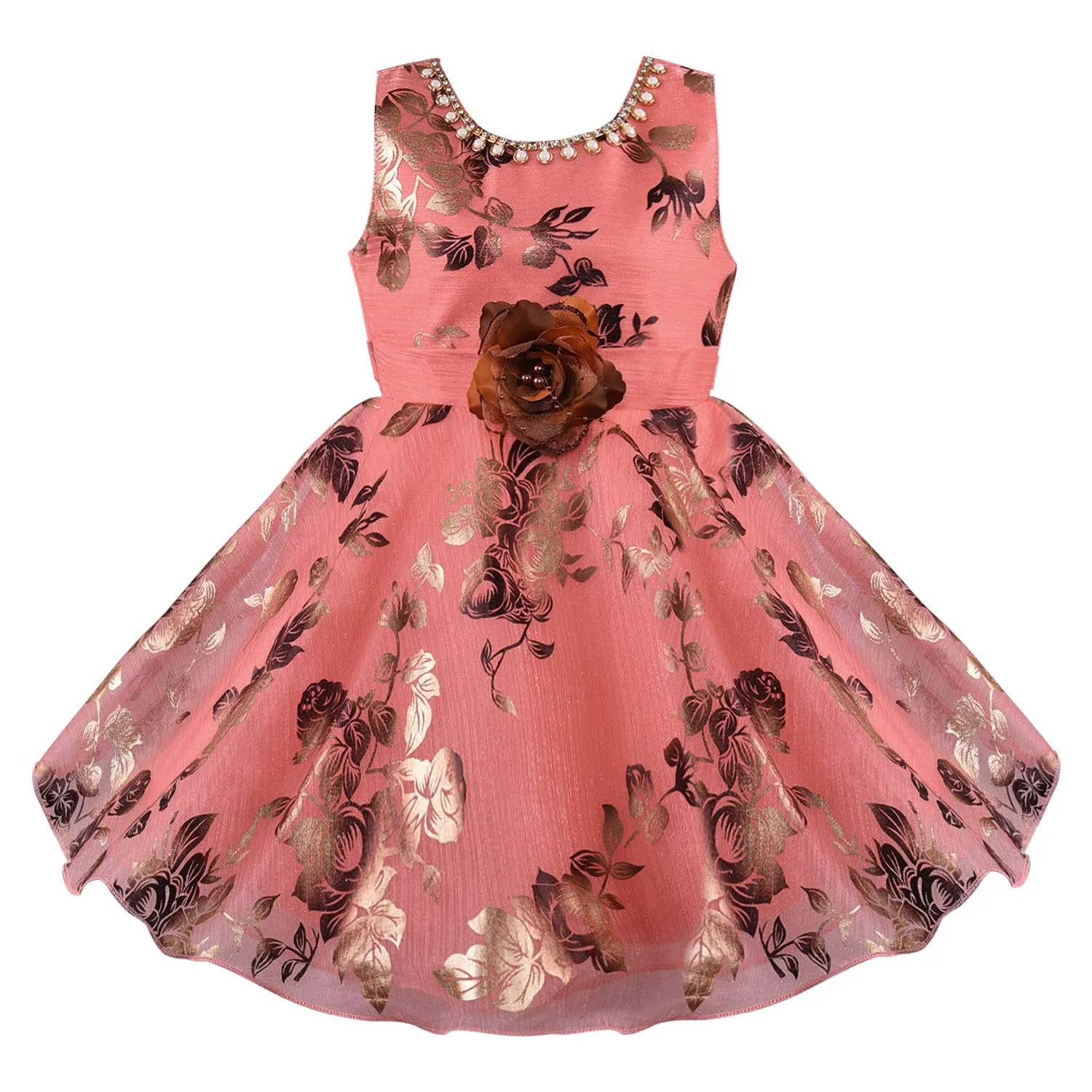 Baby Girls Party Wear Frock Birthday Dress