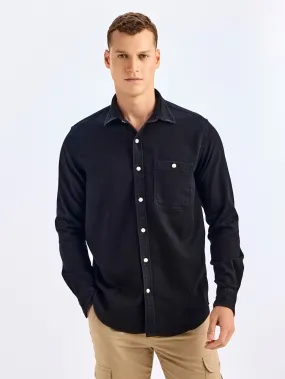 Black Denim Shirt