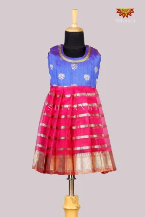 Blue Meadows Girl Baby Frock