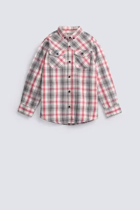 BOYS CHECKERED SHIRT