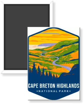 Premium Quality Cape Breton Highlands National Park Souvenir Magnet