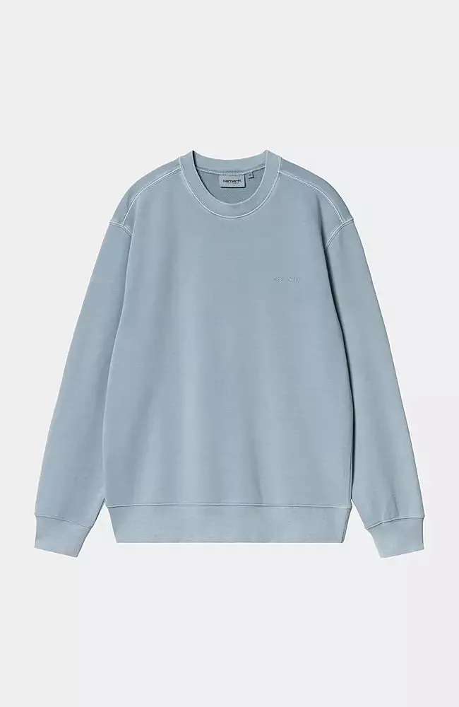 Carhartt Duster Script Sweat Misty sky