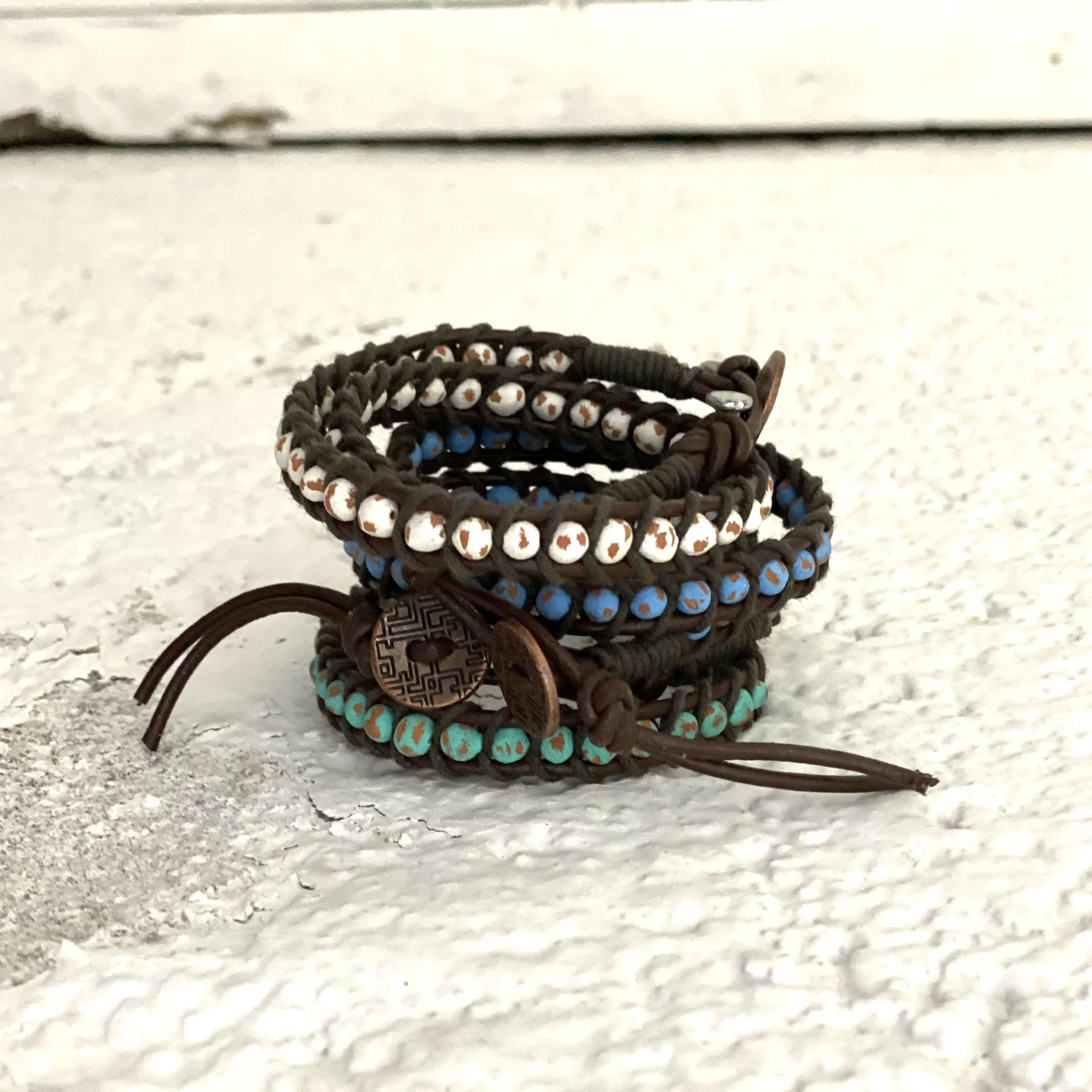 Ceramic Wrap Bracelet