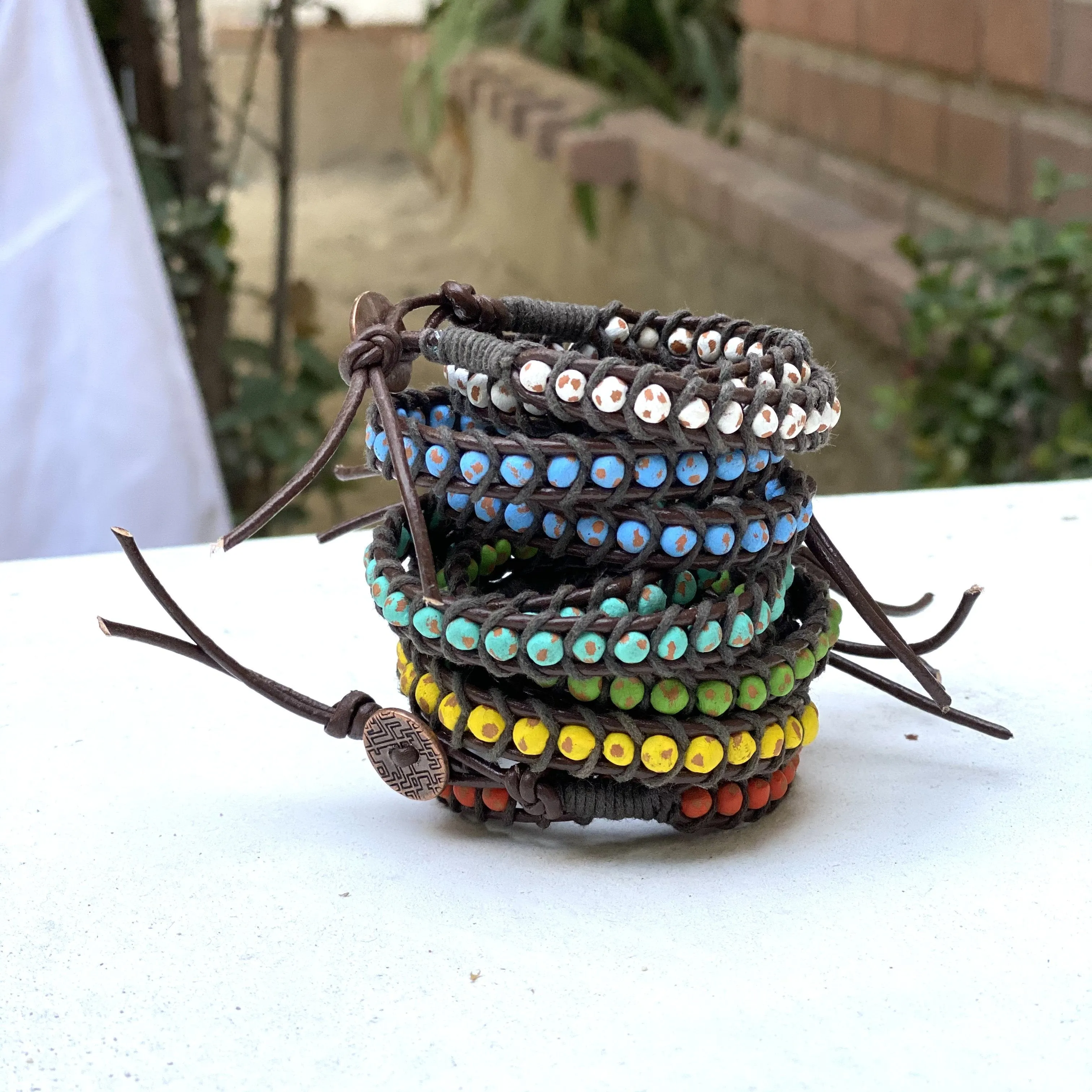 Ceramic Wrap Bracelet