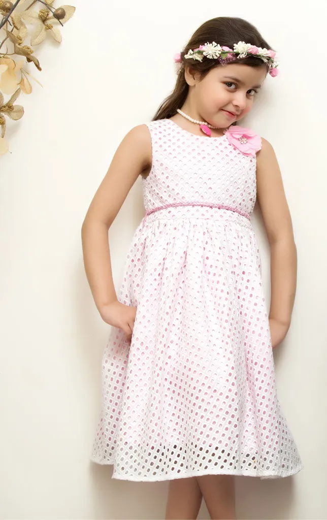 Cotton Net Frock | GFC16 | F916