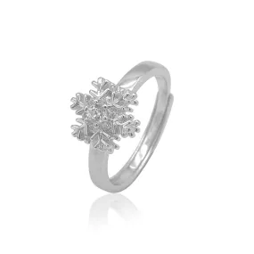 Disney® Isaac Rotating Snowflakes Adjustable Ring