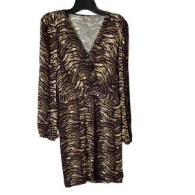 Dress Casual Short By Maje In Animal Print, Size: S