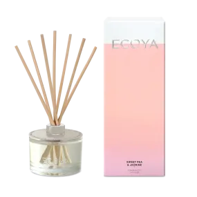 Ecoya Sweet Pea & Jasmine 200ml Reed Diffuser