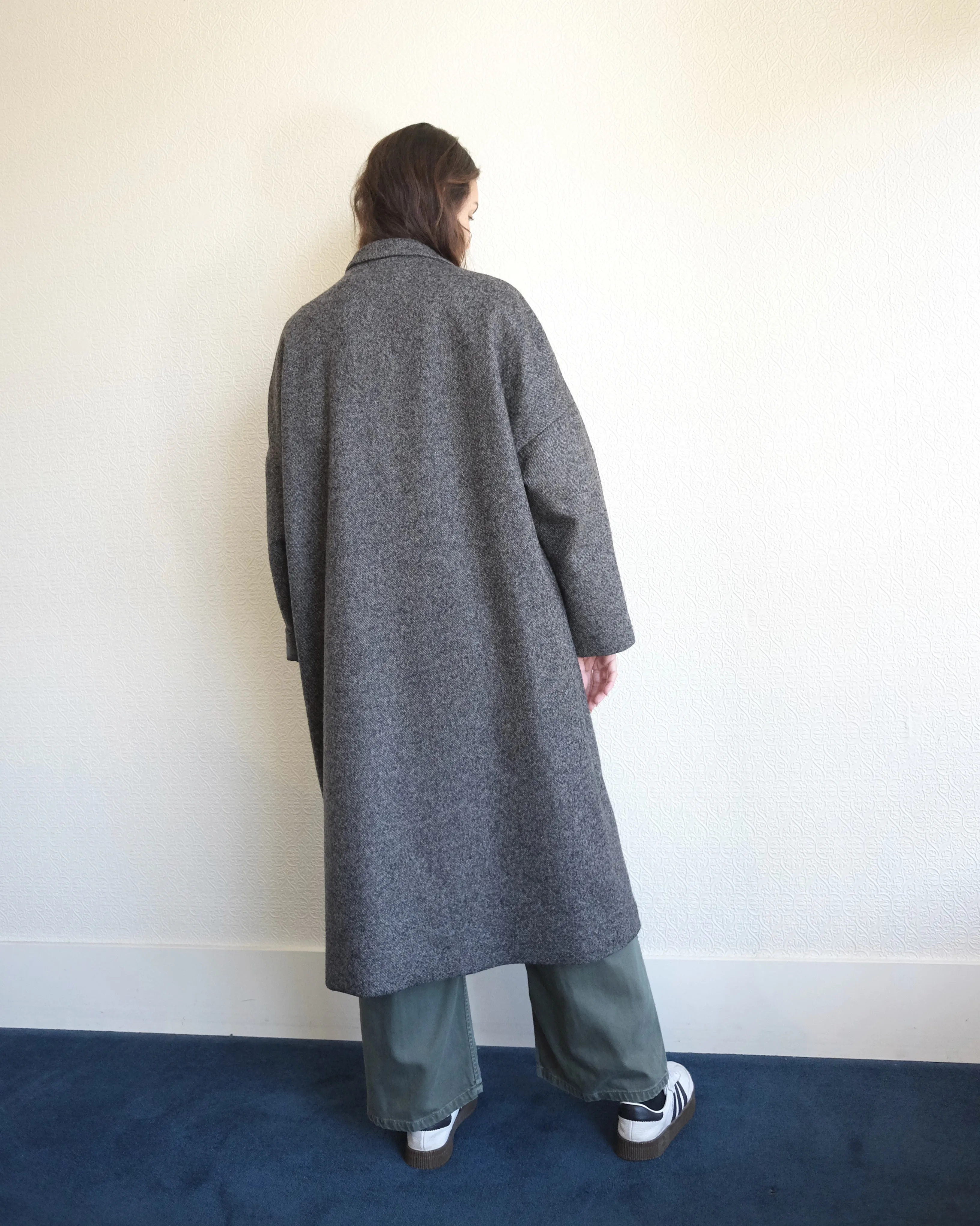 Emily Coat, Charcoal Fleck