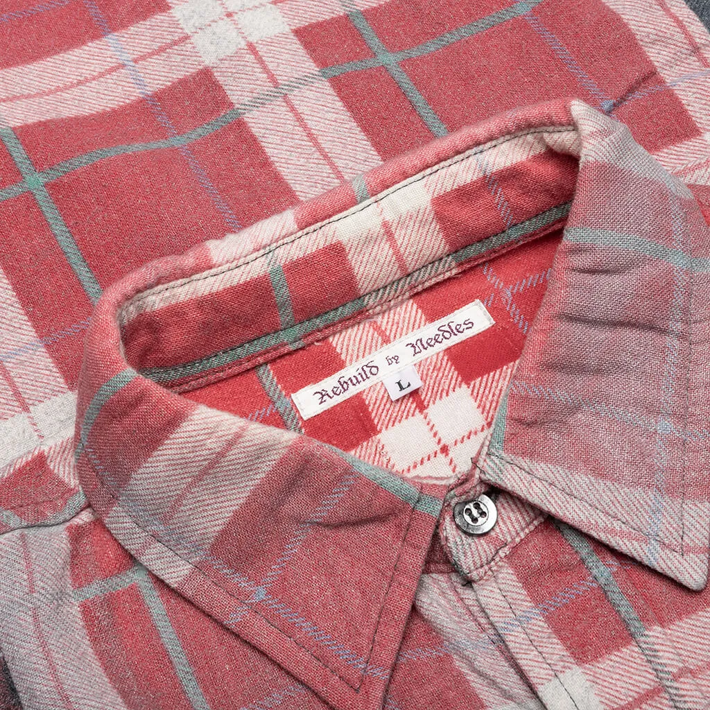 Flannel Shirt 7 Cuts Reflection Shirt - Assorted