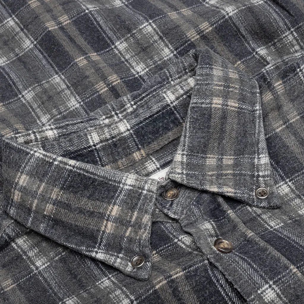 Flannel Shirt 7 Cuts Wide Reflection Shirt - Assorted