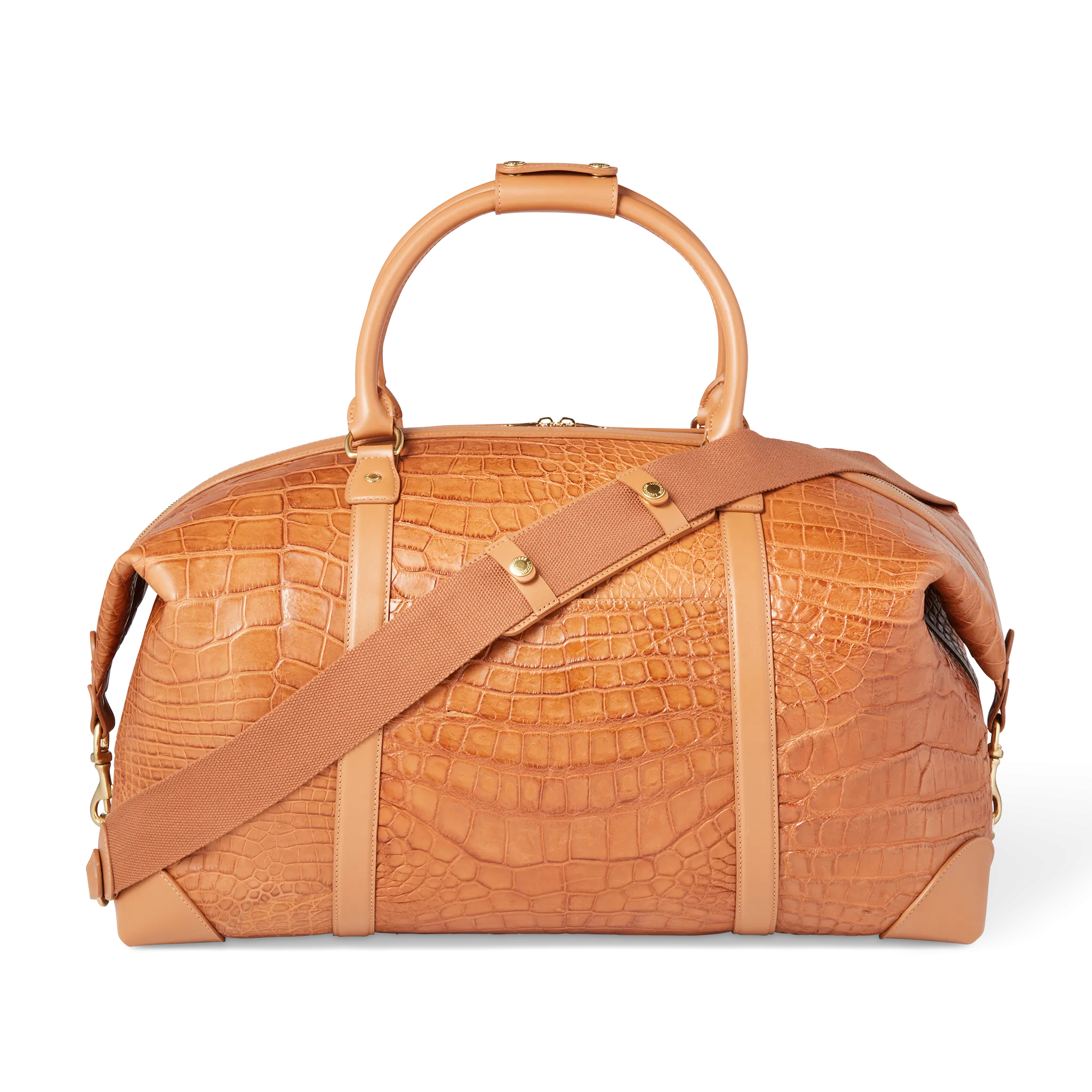 Giant Gator Duffle - Large :: Cognac/Kanga Tobac