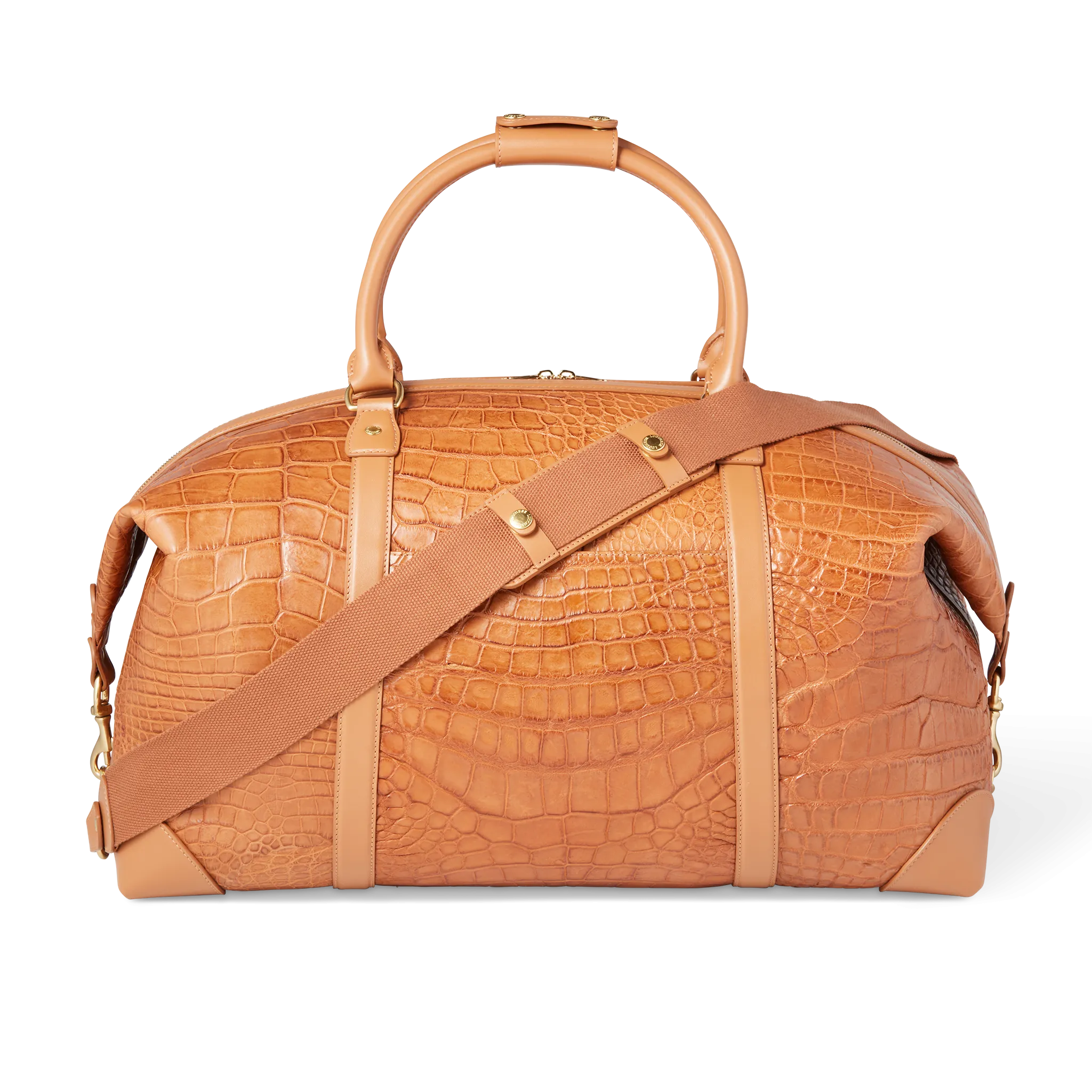 Giant Gator Duffle - Large :: Cognac/Kanga Tobac