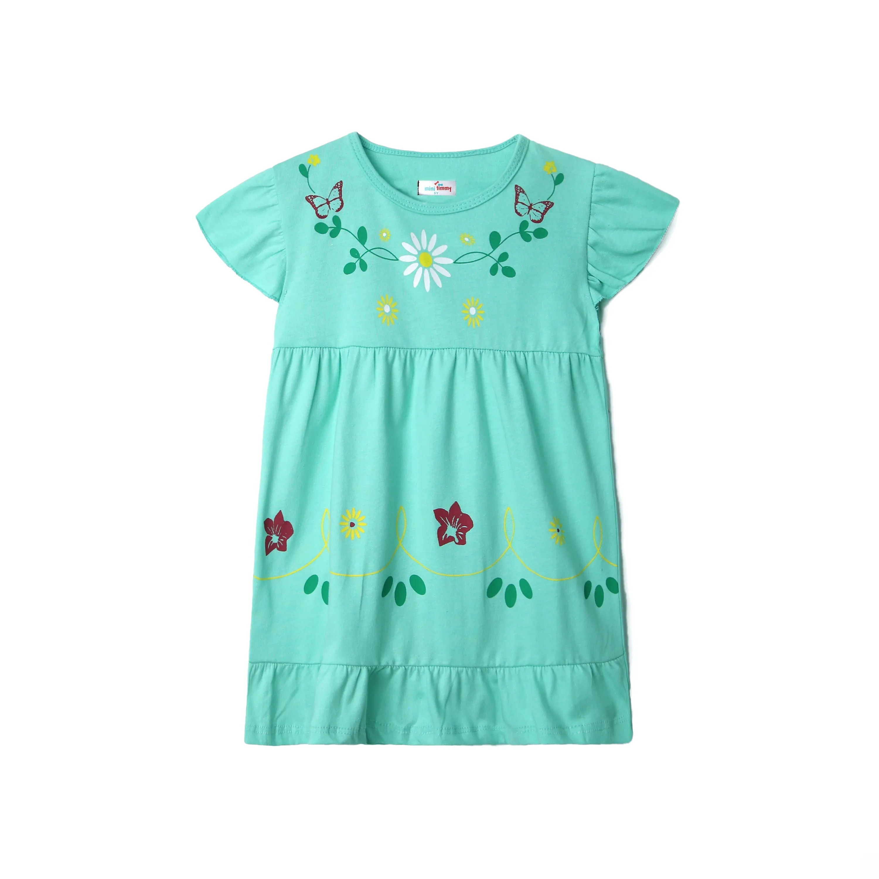 Girls Printed Soft Cotton Cut & Sew Frock