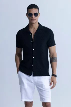 Interlace Black Shirt