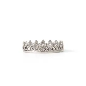 Lace Wrap Ring, Silver