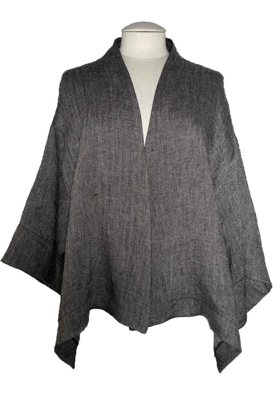 Layercake Herringbone Linen Duster