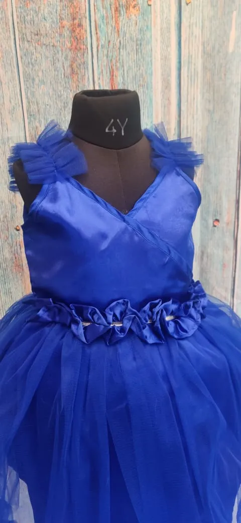 Magical Blue Ruffle Frock