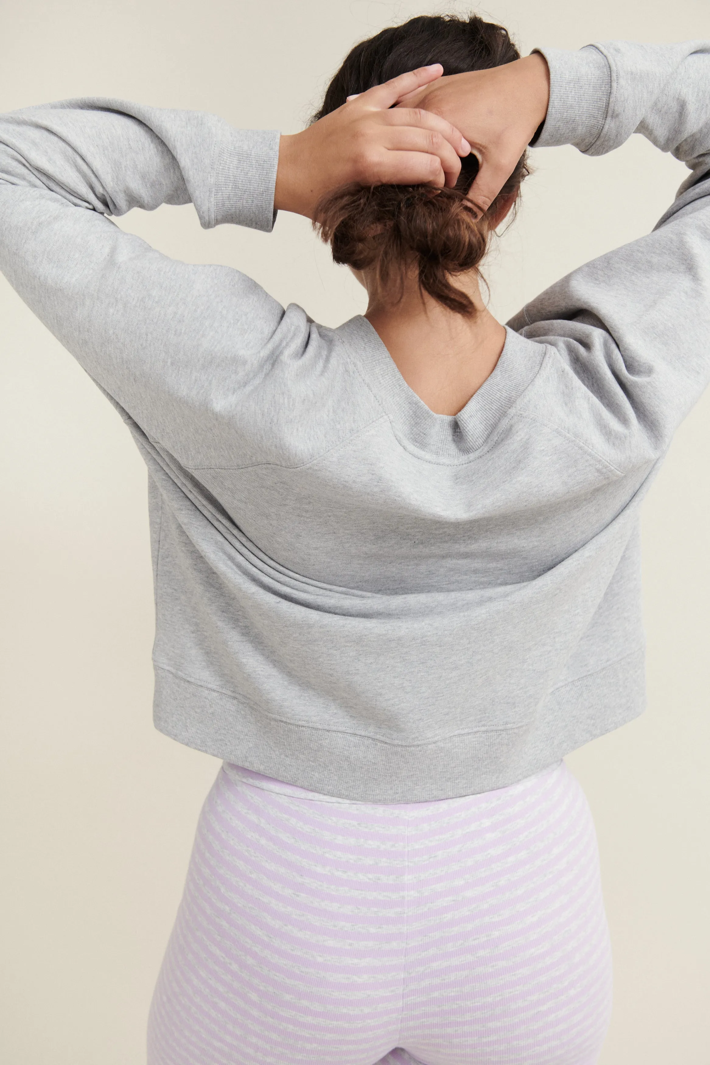 Maje Sweatshirt - Light Grey Mel.