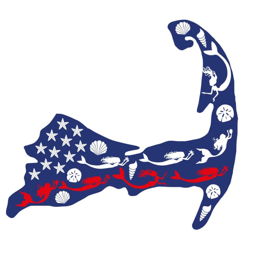 Patriotic Cape Mermaid Tee