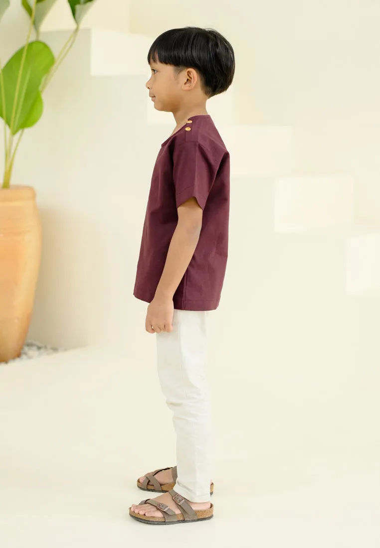 Shirt Boy (Burgundy)