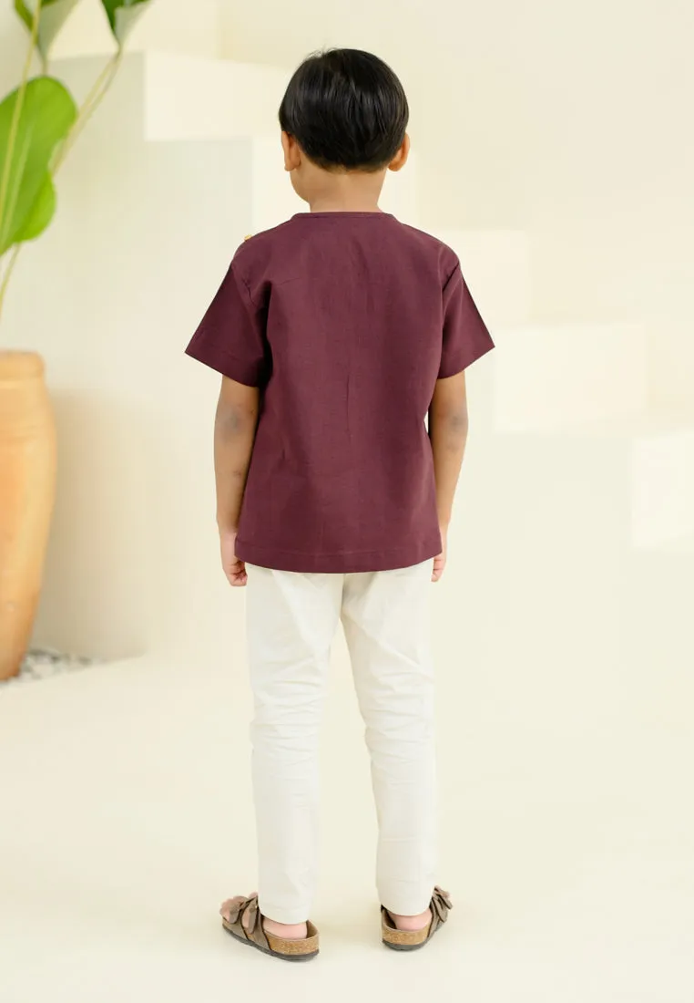 Shirt Boy (Burgundy)