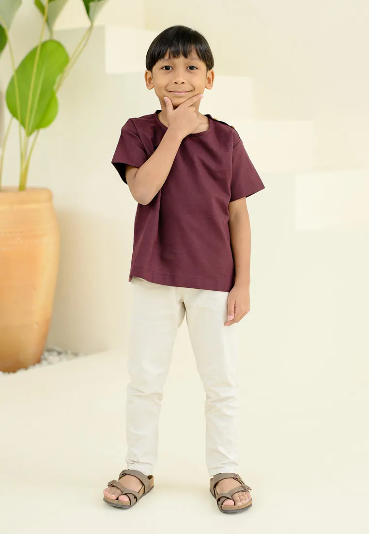 Shirt Boy (Burgundy)