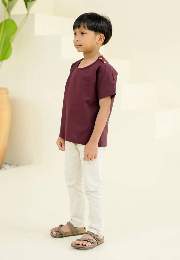 Shirt Boy (Burgundy)