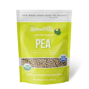 Sproutman Organic Pea Sprouting Seeds (16 oz)