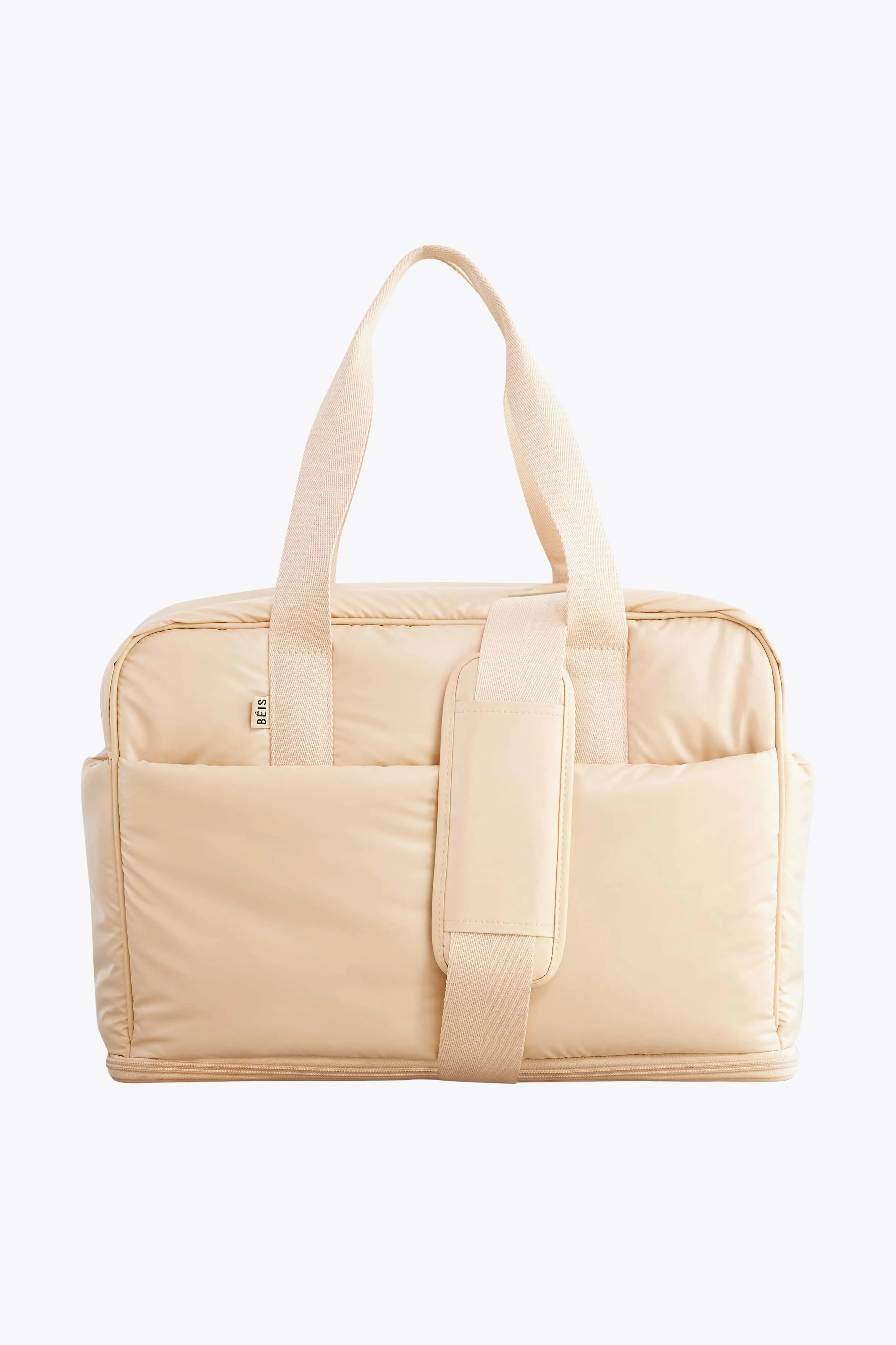 The Expandable Duffle in Beige