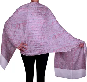 Women's Gift Paisley Wool Shawl Wrap India Clothing (80 x 40 inches)